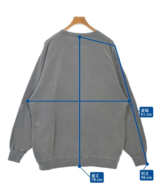 WTAPS（ダブルタップス）スウェット グレー サイズ:02(M位) メンズ/2200618303021