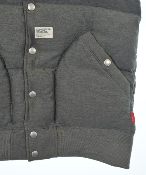 WTAPS（ダブルタップス）ダウンジャケット/ダウンベスト グレー サイズ:S メンズ/2200614738018