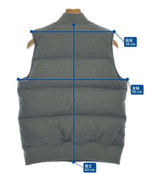 WTAPS（ダブルタップス）ダウンジャケット/ダウンベスト グレー サイズ:S メンズ/2200614738018