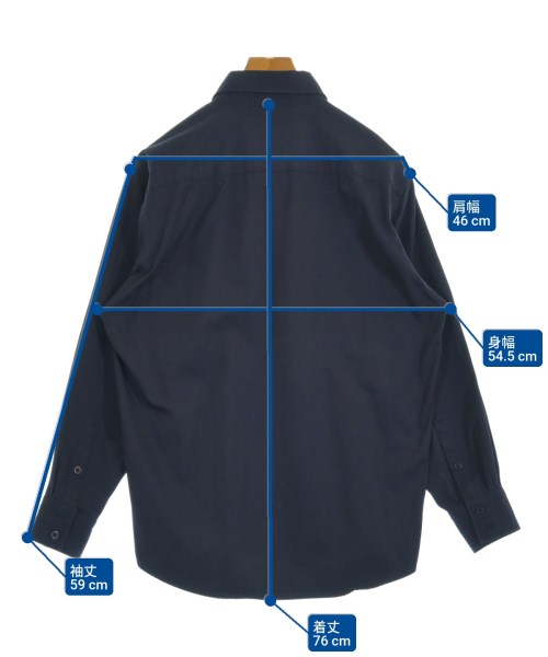 WTAPS（ダブルタップス）カジュアルシャツ 紺 サイズ:02(M位) メンズ/2200619173142