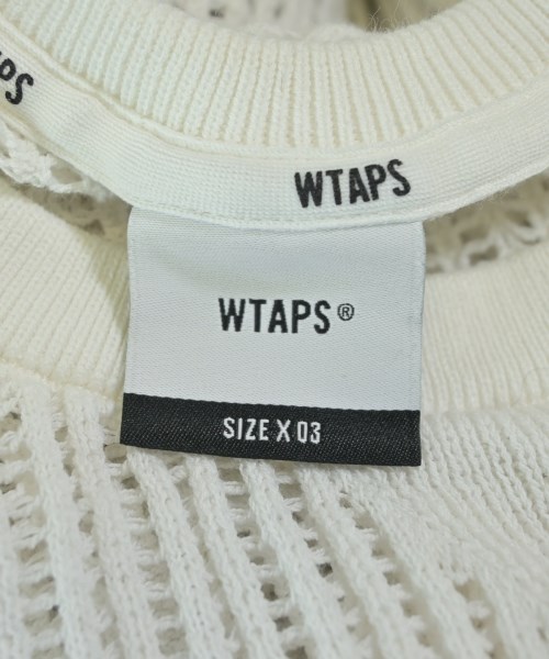 WTAPS（ダブルタップス）ニット・セーター 白 サイズ:3(L位) メンズ/2200605375369