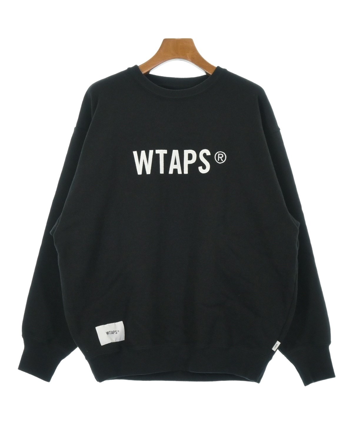 新品 正規品 WTAPS ロゴ スウェット サイズ03 ダブルタップス 黒 WTAPS（ダブルタップス）スウェット 黒 サイズ:2(M位) メンズ