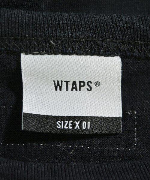 WTAPS（ダブルタップス）Tシャツ・カットソー 黒 サイズ:1(S位) メンズ/2200607104028