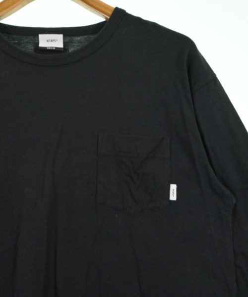 WTAPS（ダブルタップス）Tシャツ・カットソー 黒 サイズ:1(S位) メンズ/2200607104028