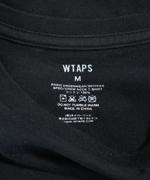 WTAPS（ダブルタップス）Tシャツ・カットソー 黒 サイズ:M メンズ/2200556258049