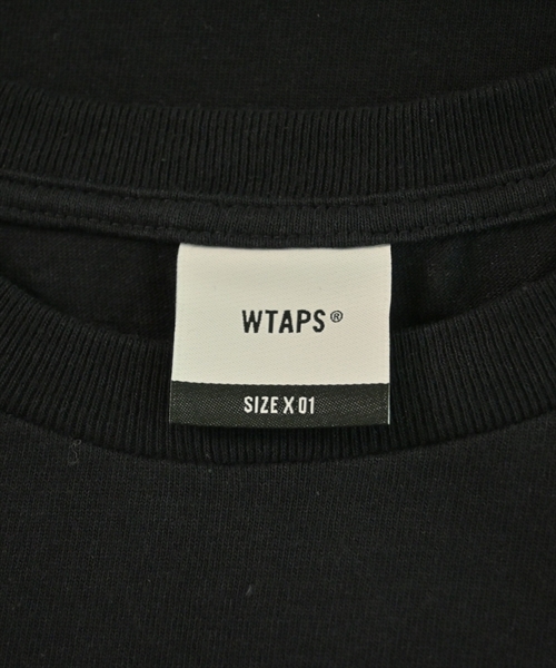 WTAPS（ダブルタップス）Tシャツ・カットソー 黒 サイズ:01(S位) メンズ/2200566593093