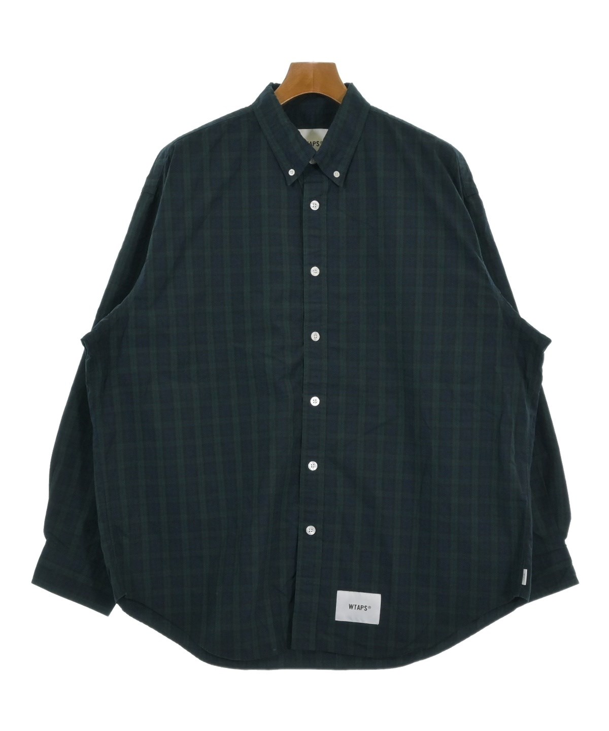 WTAPS（ダブルタップス）カジュアルシャツ 緑 サイズ:03(L位) メンズ