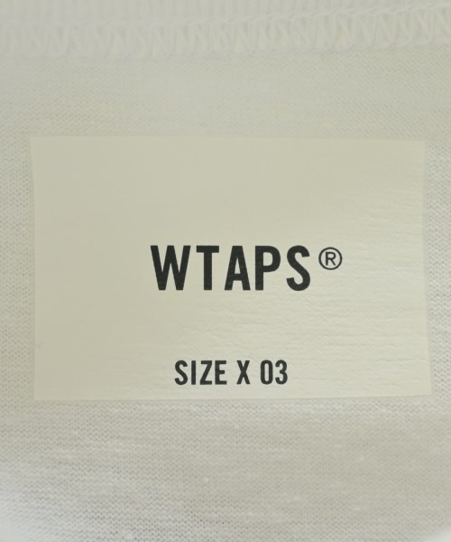 WTAPS（ダブルタップス）Tシャツ・カットソー 白 サイズ:3(L位) メンズ/2200568517073