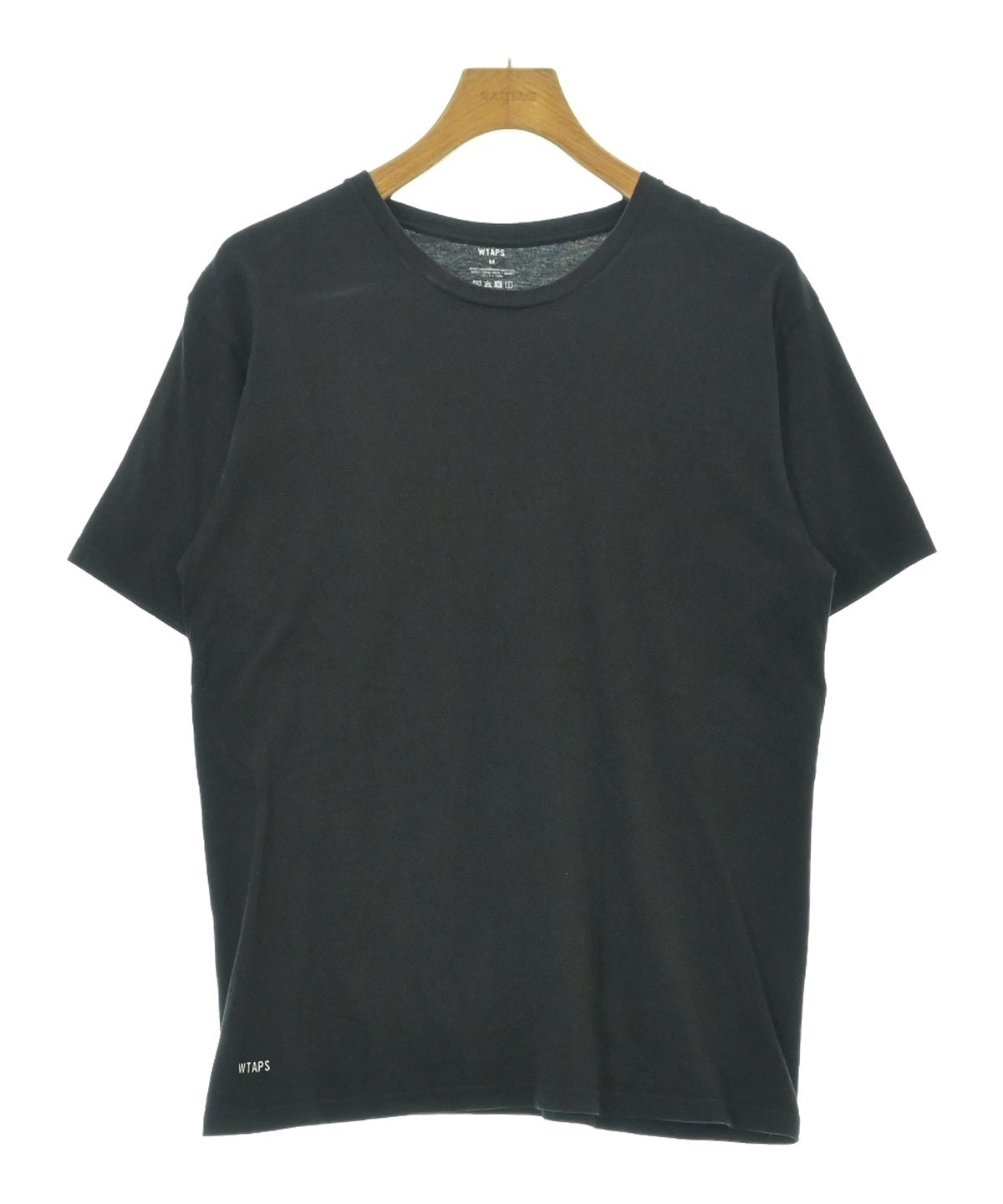 極美品★WTAPS 19SS VATOS Tシャツ　黒　Mサイズ　ボーダー WTAPS ダブルタップス 19SS 191ATDT-CSM29 QB TEE POLY メッシュ