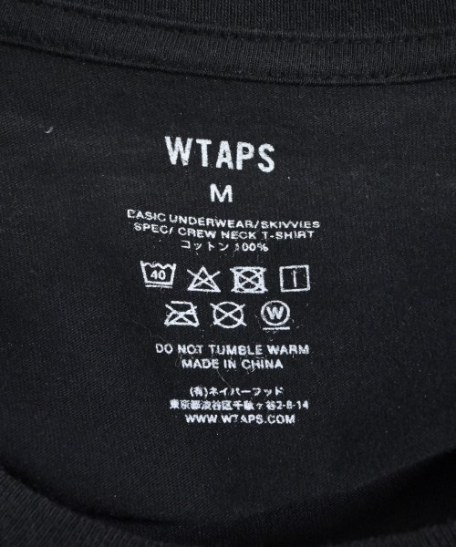 WTAPS（ダブルタップス）Tシャツ・カットソー 黒 サイズ:M メンズ/2200568949171