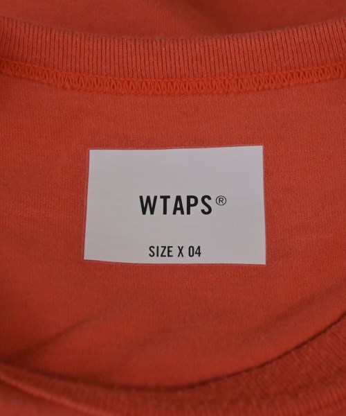 WTAPS（ダブルタップス）Tシャツ・カットソー オレンジ サイズ:4(XL位) メンズ/2200570529248