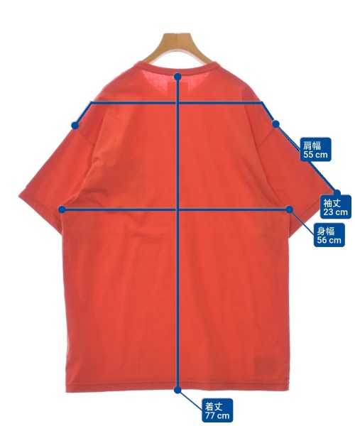 WTAPS（ダブルタップス）Tシャツ・カットソー オレンジ サイズ:4(XL位) メンズ/2200570529248