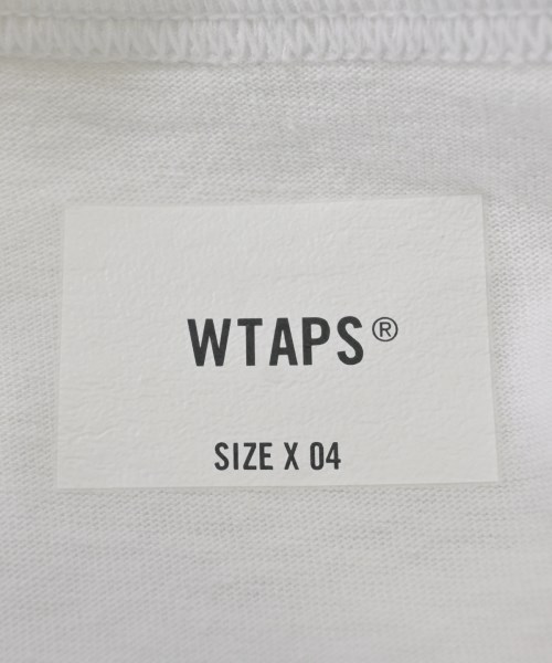 WTAPS（ダブルタップス）Tシャツ・カットソー 白 サイズ:4(XL位) メンズ/2200571768073