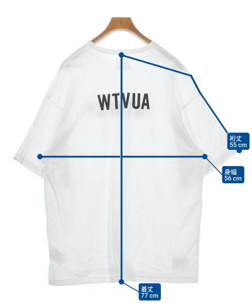 WTAPS（ダブルタップス）Tシャツ・カットソー 白 サイズ:4(XL位) メンズ/2200571768073