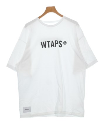古着 WTAPS ダブルタップス 両面ロゴ ロンt白L 最終お値下げ WTAPS 'DESIGN L/S'ロゴ刺繍 長袖 Tシャツ ロンT カットソー 白