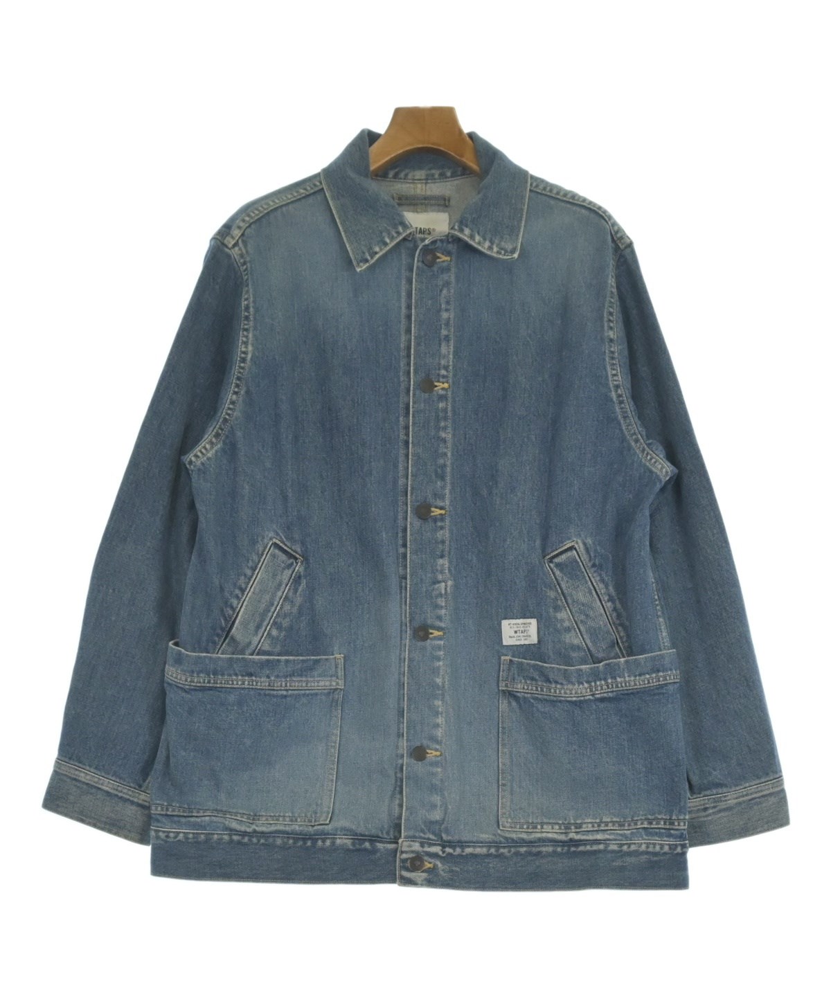 WTAPS（ダブルタップス）デニムジャケット 青 サイズ:2(M位) メンズ