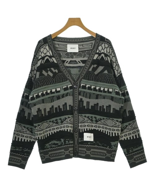 WTAPS(ダブルタップス)カーディガン 黒 サイズ:2(XL位)/2200672503061