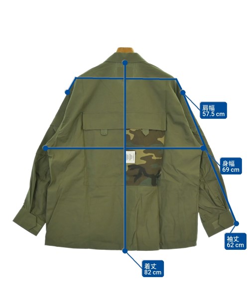 WTAPS（ダブルタップス）ミリタリーブルゾン カーキ サイズ:3(L位) メンズ/2200672639029