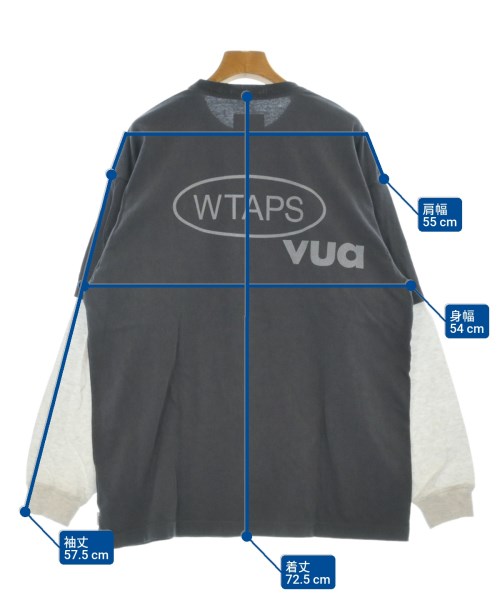WTAPS（ダブルタップス）Tシャツ・カットソー グレー サイズ:3(XL位) メンズ/2200671002077