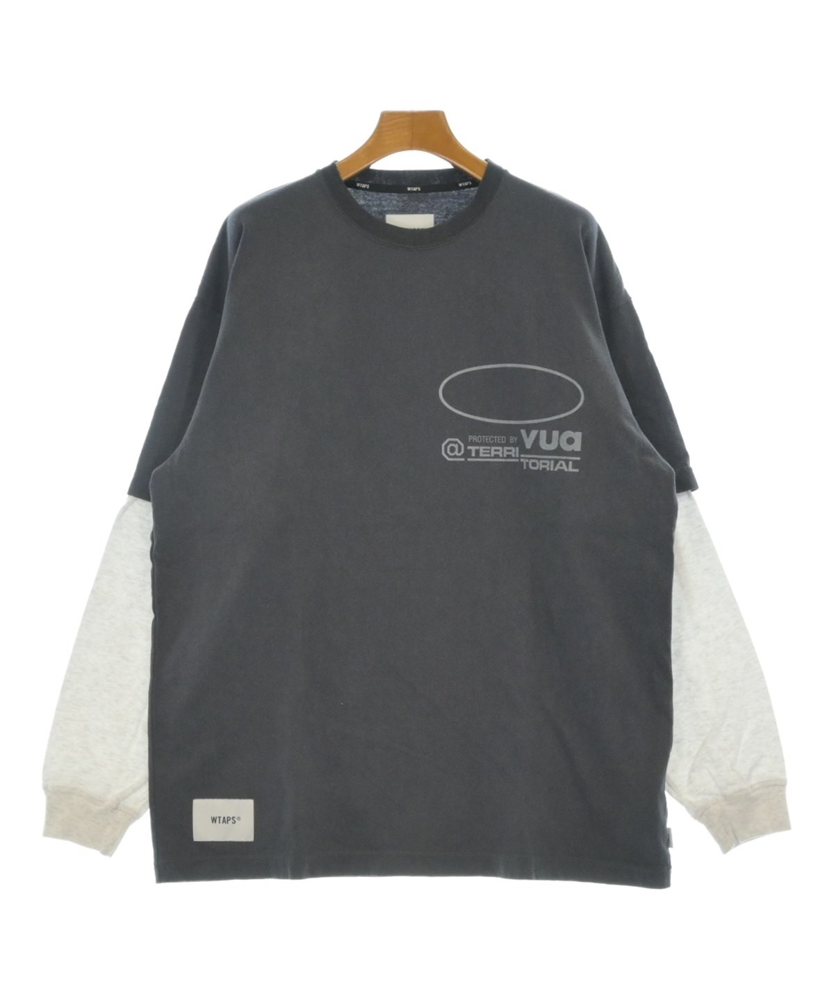 WTAPS（ダブルタップス）Tシャツ・カットソー グレー サイズ:3(XL位