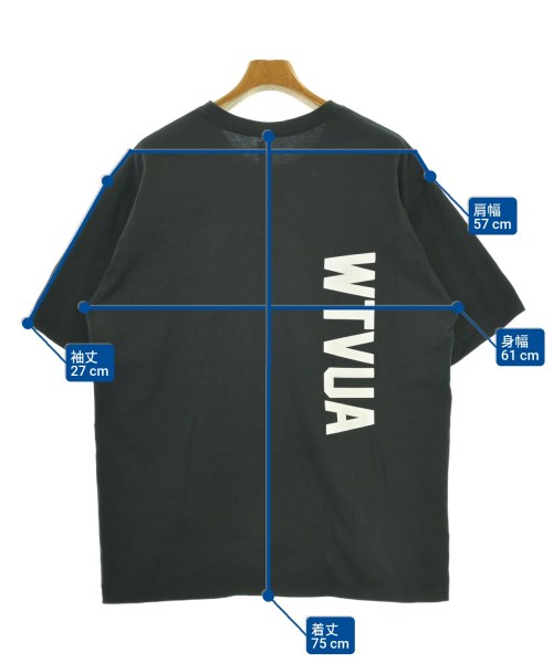 WTAPS（ダブルタップス）Tシャツ・カットソー 黒 サイズ:04(XL位) メンズ/2200671315085