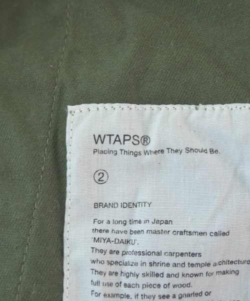 WTAPS（ダブルタップス）ショートパンツ カーキ サイズ:2(M位) メンズ/2200675793025