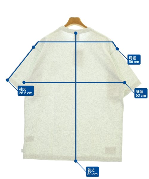 WTAPS（ダブルタップス）Tシャツ・カットソー グレー サイズ:XL メンズ/2200675833059