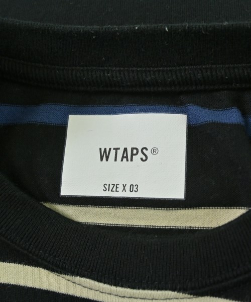 WTAPS（ダブルタップス）Tシャツ・カットソー 黒 サイズ:03(L位) メンズ/2200675833066
