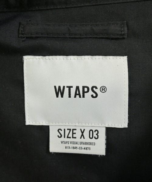 WTAPS（ダブルタップス）ミリタリーブルゾン 黒 サイズ:03(L位) メンズ/2200675885010