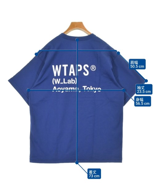 WTAPS（ダブルタップス）Tシャツ・カットソー 青 サイズ:02(M位) メンズ/2200670155927