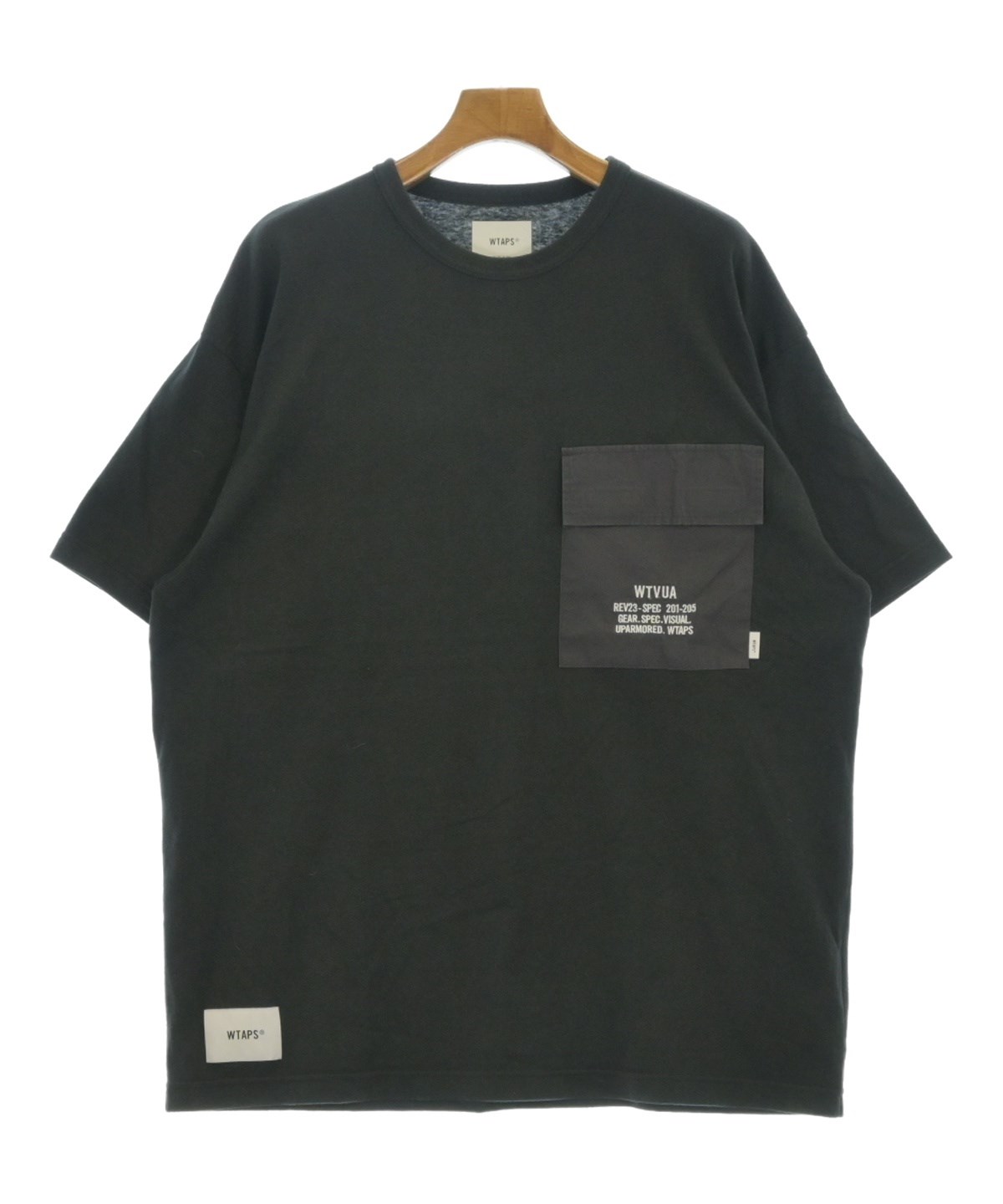 WTAPS（ダブルタップス）Tシャツ・カットソー 黒 サイズ:4(XL位