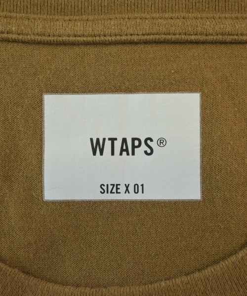 WTAPS（ダブルタップス）Tシャツ・カットソー 茶 サイズ:01(S位) メンズ/2200676878035