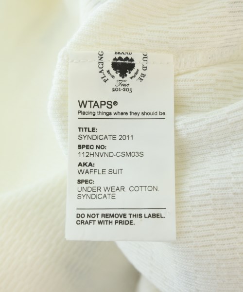 WTAPS（ダブルタップス）Tシャツ・カットソー 白 サイズ:2(M位) メンズ/2200671333300