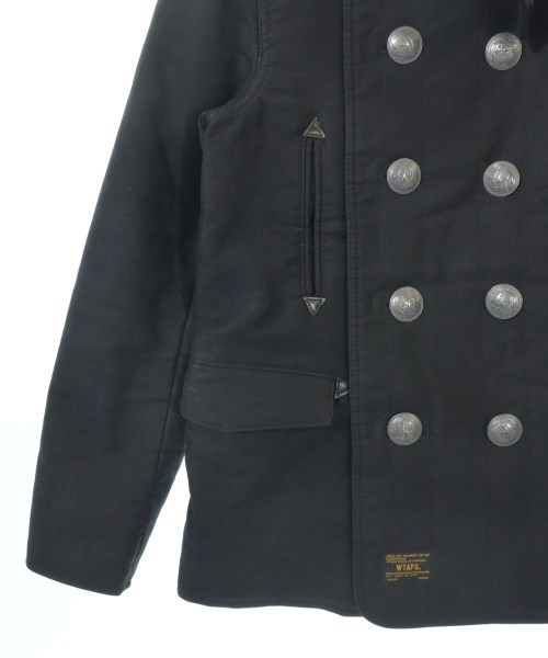 WTAPS（ダブルタップス）ピーコート 黒 サイズ:1(S位) メンズ/2200673558121