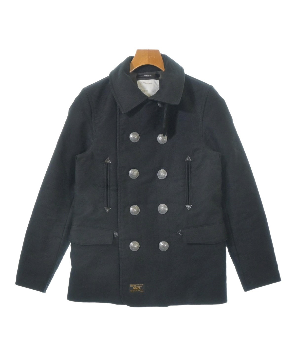 タピソ WTAPS（ダブルタップス）ピーコート 黒 サイズ:1(S位) メンズ
