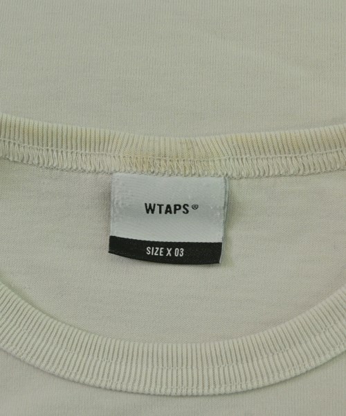 WTAPS（ダブルタップス）Tシャツ・カットソー 白 サイズ:3(L位) メンズ/2200677738161