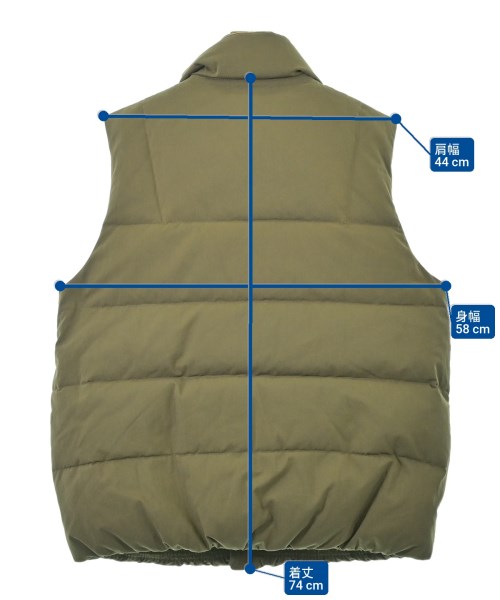 WTAPS（ダブルタップス）ダウンジャケット/ダウンベスト カーキ サイズ:03(L位) メンズ/2200678084021