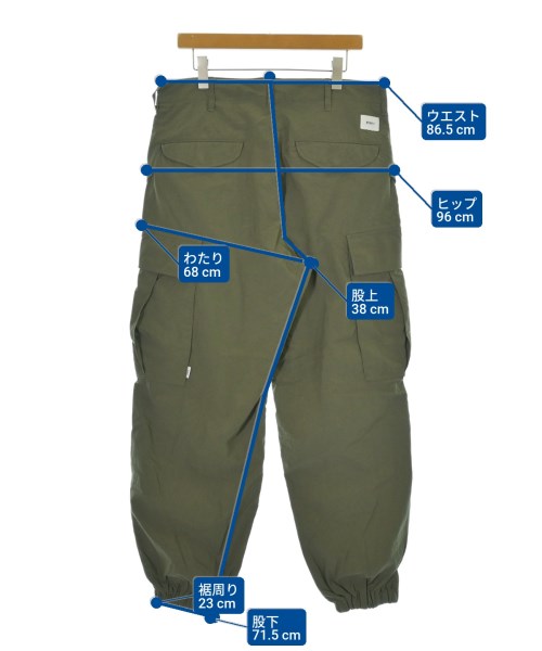 WTAPS（ダブルタップス）カーゴパンツ カーキ サイズ:3(L位) メンズ/2200678084090