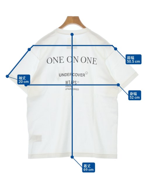 WTAPS（ダブルタップス）Tシャツ・カットソー 白 サイズ:1(S位) メンズ/2200678918050
