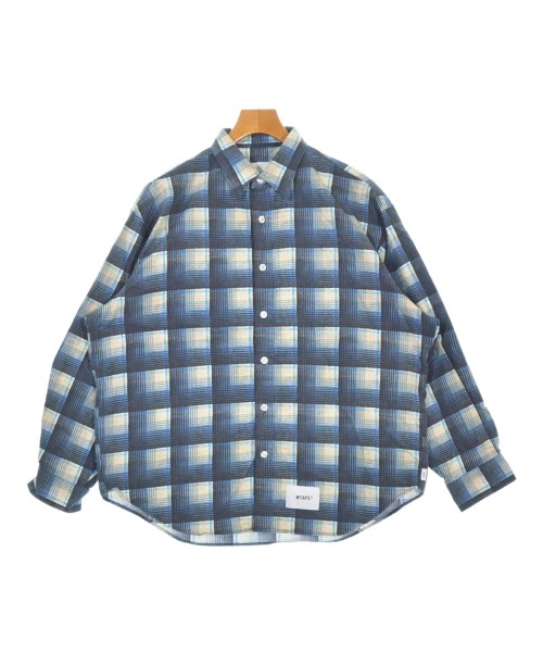 WTAPS(ダブルタップス)カジュアルシャツ 紺 サイズ:2(M位)/2200675797023