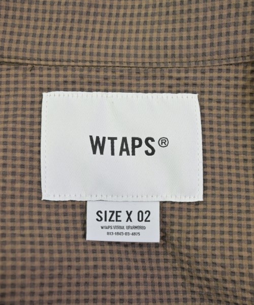 WTAPS（ダブルタップス）カジュアルシャツ 茶 サイズ:2(M位) メンズ/2200677232034