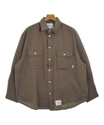 WTAPS（ダブルタップス）カジュアルシャツ 茶 サイズ:2(M位) メンズ