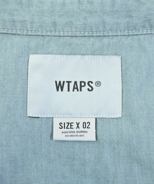 WTAPS（ダブルタップス）カジュアルシャツ 青 サイズ:2(M位) メンズ/2200677232041
