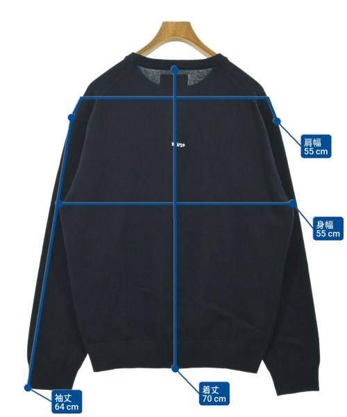 WTAPS（ダブルタップス）ニット・セーター 紺 サイズ:3(L位) メンズ/2200677232065