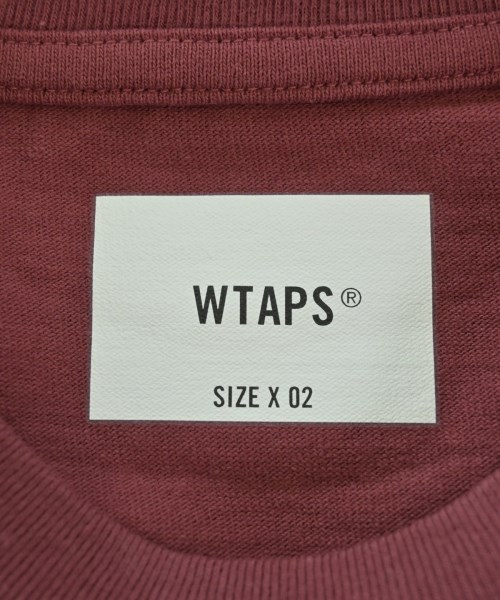 WTAPS（ダブルタップス）Tシャツ・カットソー 赤 サイズ:2(M位) メンズ/2200679203025