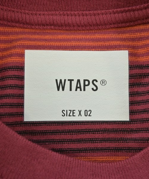 WTAPS（ダブルタップス）Tシャツ・カットソー 赤 サイズ:2(M位) メンズ/2200679203032