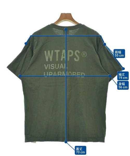 WTAPS（ダブルタップス）Tシャツ・カットソー 緑 サイズ:02(M位) メンズ/2200674710344