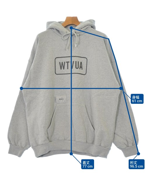WTAPS（ダブルタップス）パーカー グレー サイズ:4(XL位) メンズ/2200677679020