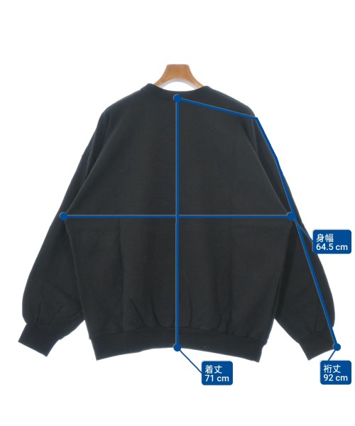 WTAPS（ダブルタップス）スウェット 黒 サイズ:4(XL位) メンズ/2200677679037