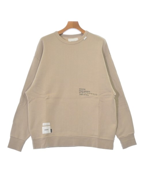 WTAPS(ダブルタップス)スウェット ベージュ サイズ:4(XL位)/2200677679099